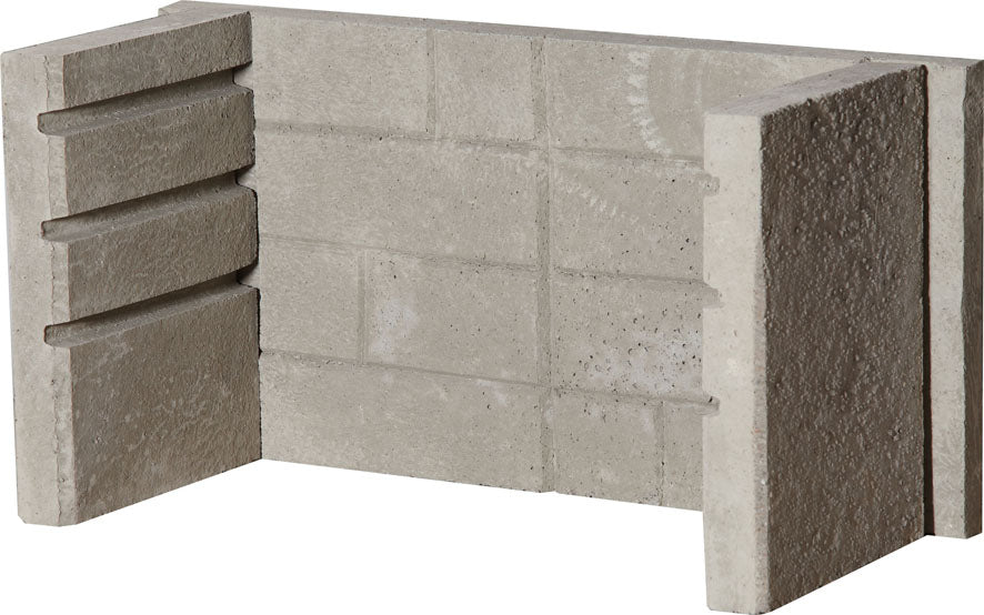 Refractory concrete insert